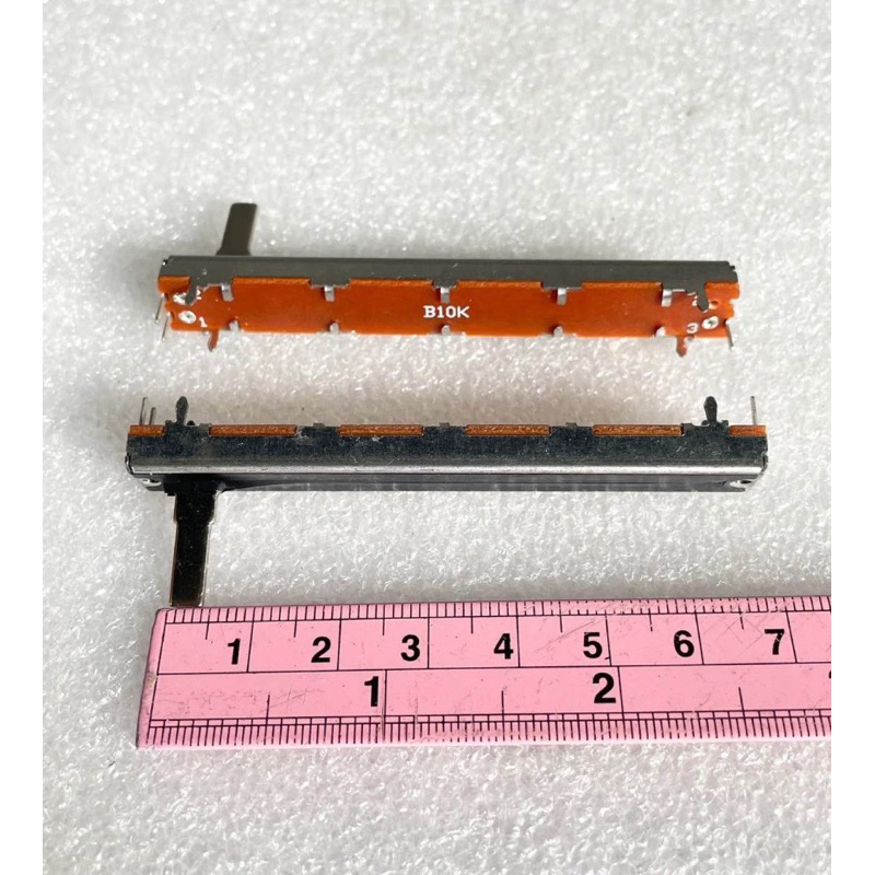 (แพ็ค1ตัว/5ตัว) B10K 3ขา 2-1 ยาว 7.5CM วอลลุ่มแบบสไลต์ B103=B10K VRสไลต์ วอลลุ่มปรับเสียง SL6021N B1