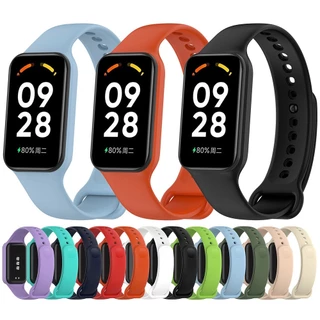 สายนาฬิกาข้อมือซิลิโคน แบบเปลี่ยน สําหรับ Xiaomi Mi Band 8 Active Redmi Smart Band 2 Redmi Band2