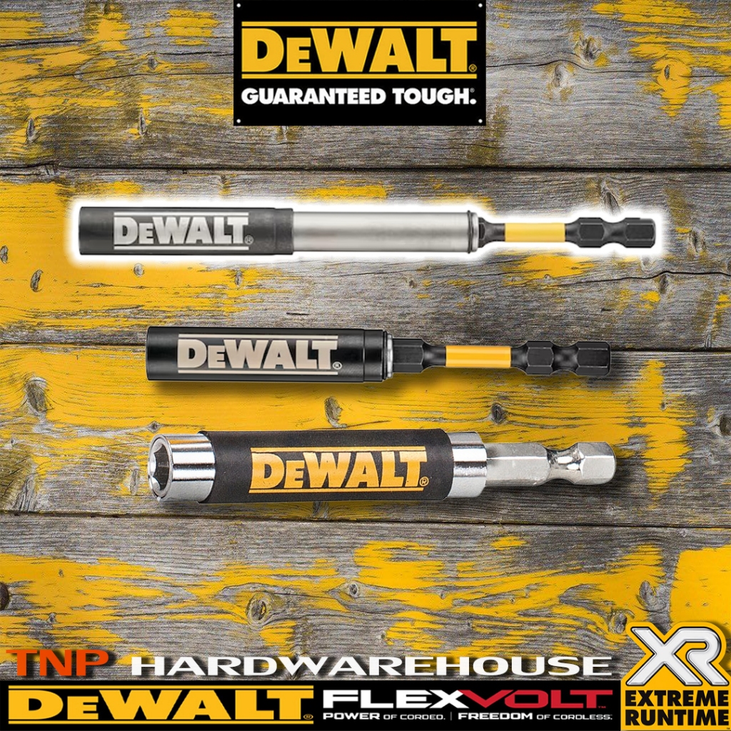 DEWALT แกนต่อดอกไขควง แบบยืดหดประคองสกรู ดอกไขควง ปลอกไขควง