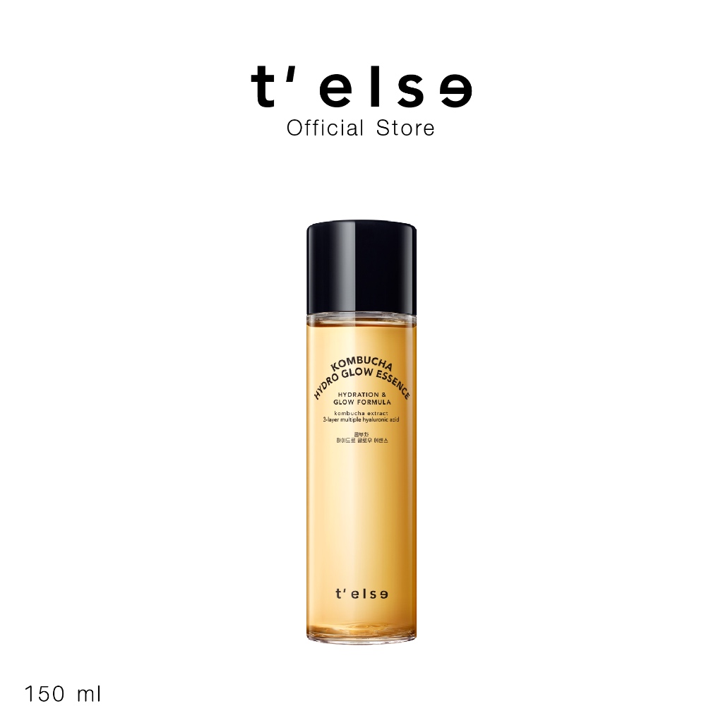 T'else Kombucha Hydro Glow Essence 150 ml น้ำตบปรับผิวกระจ่างใส ชุ่มชื้น อิ่มฟูแบบธรรมชาติ