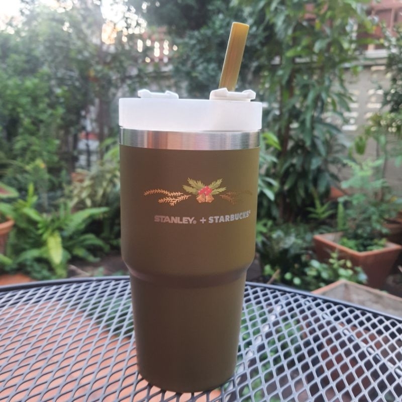 2022 Starbucks Olive Green Stanley Cold Cup 20 oz.💥💥💥💥💥💥💥💥