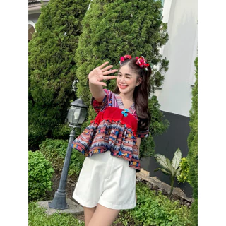 เสื้อดอย เสื้อพื้นเมือง ใช้โค้ดส่วนลด 30% ได้นะคะ งานผ้าฝ้าย สไตล์ชาวเหนือ อ่าน รายละเอียด ก่อนสั่งนะคะพร้อมส่ง