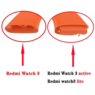 สายนาฬิกาข้อมือ ซิลิโคนนิ่ม แบบแข็ง สําหรับ Redmi Watch 3 Redmi Watch 3 Lite Xiaomi Redmi Watch3 active