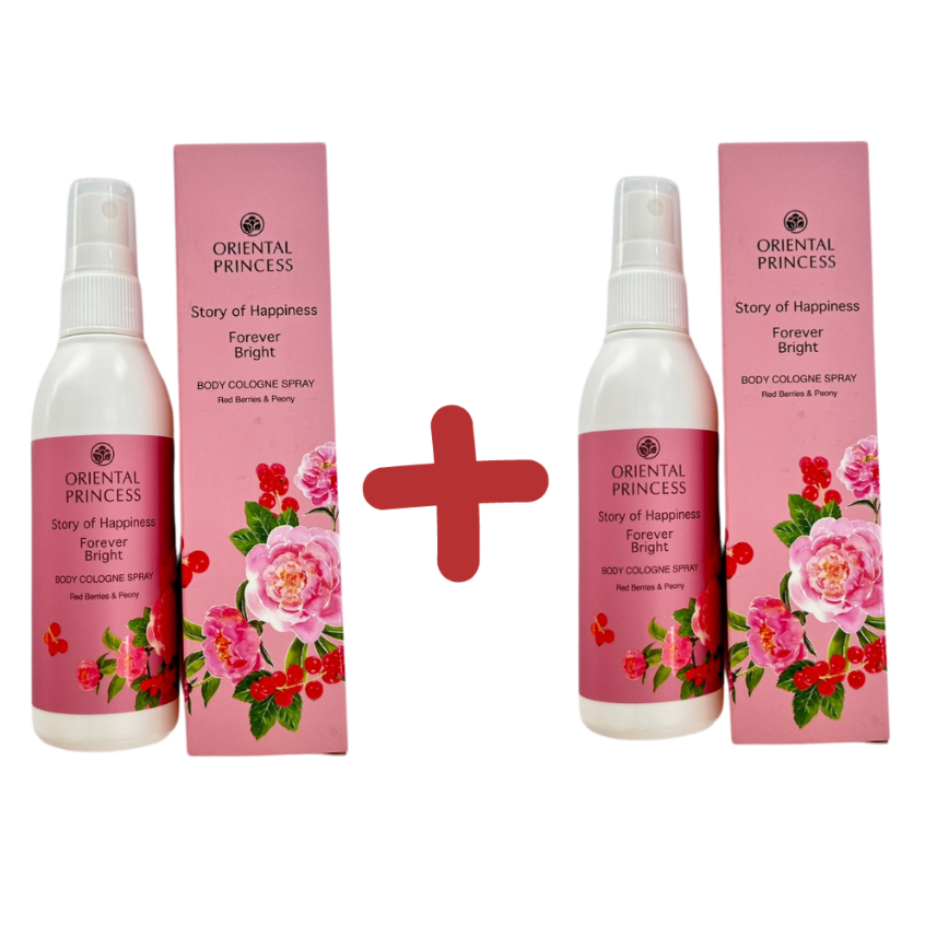 1แถม1(ได้2ขวด)ลดล้างสต๊อก Story of Happinesst Body Cologne Spray บอดี้โคโลญสเปรย์ กลิ่น Forever Bright และ White Flower