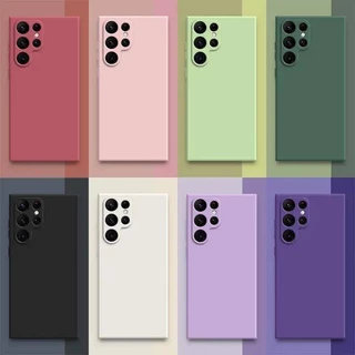 เคส Samsung Galaxy S25 S23 S24 Ultra Plus FE S24ultra S25ultra ซัมซุง เอส24อัลตร้า เคสซิลิโคนนิ่ม กันกล้อง สีพาสเทล TPU