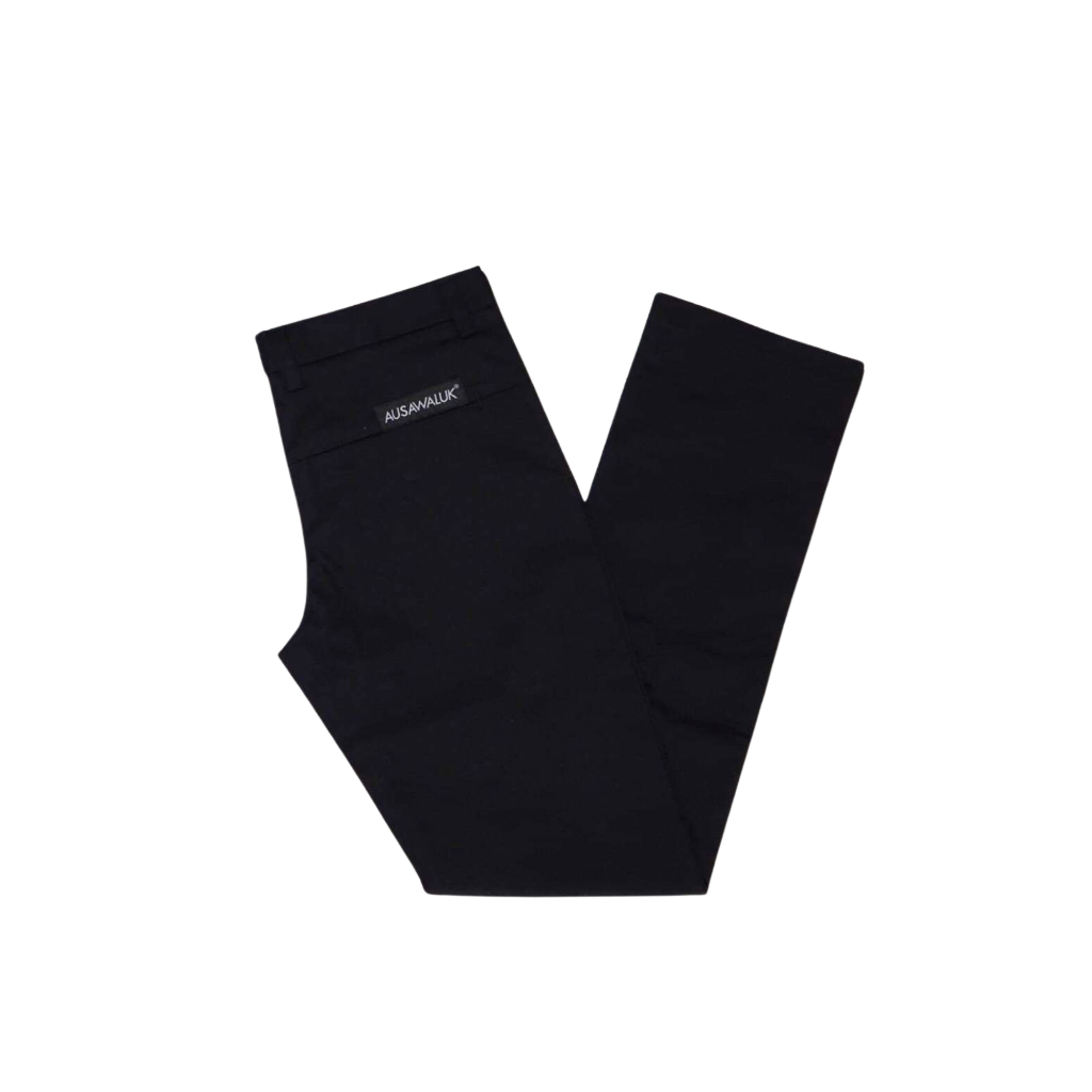 กางเกงขายาวทรงกระบอกเล็ก AUSAWALUK  เนื้อผ้ามีความยืดหยุ่น  ทรงสวยใส่สบายงานเย็บละเอียด