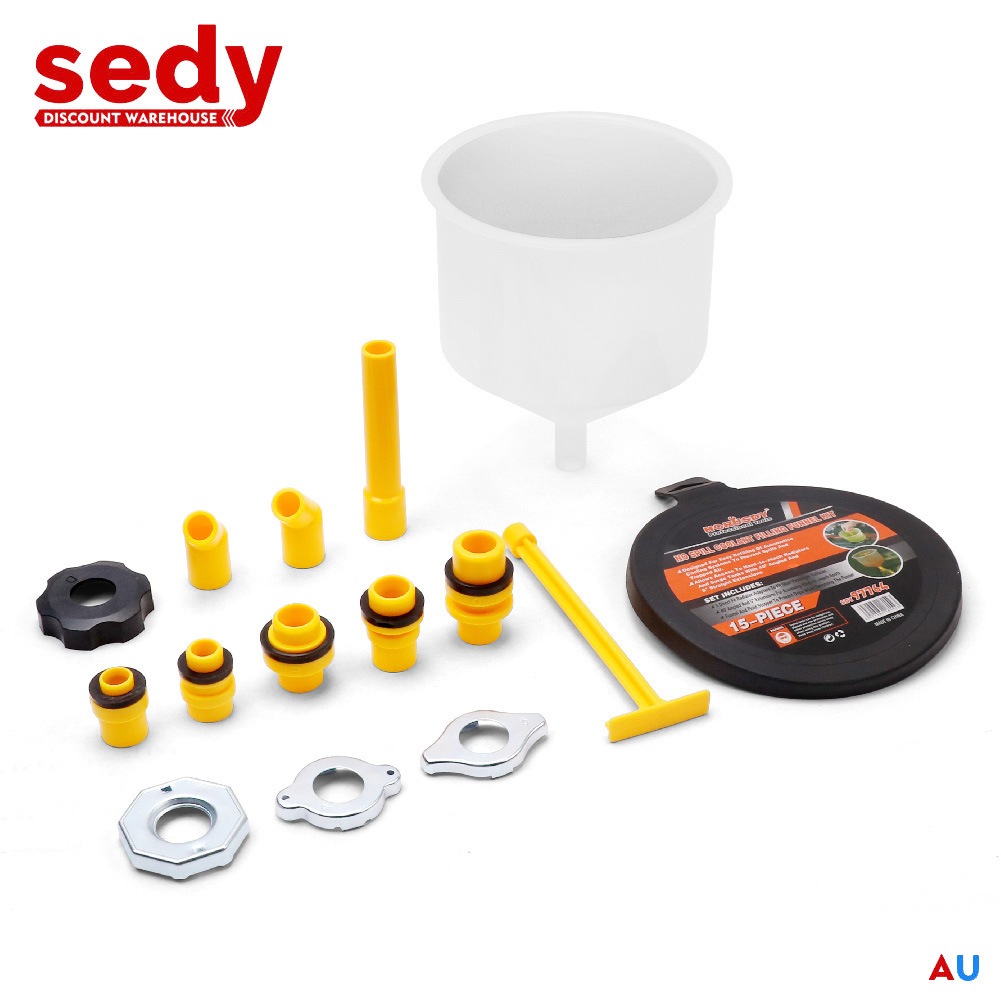 15 ชิ้น / เซต รถ หม้อน้ํา หล่อเย็น น้ําหล่อเย็น กรวย ชุด หลักฐาน ระบบระบายความร้อน เครื่องมือเติม กรวย พวยกาเทน้ํามัน เค