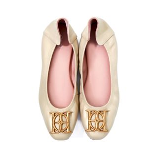 O&B รองเท้าหนังแกะ รุ่น AUDREY CREST IN LUMINOUS GOLD-11087C…