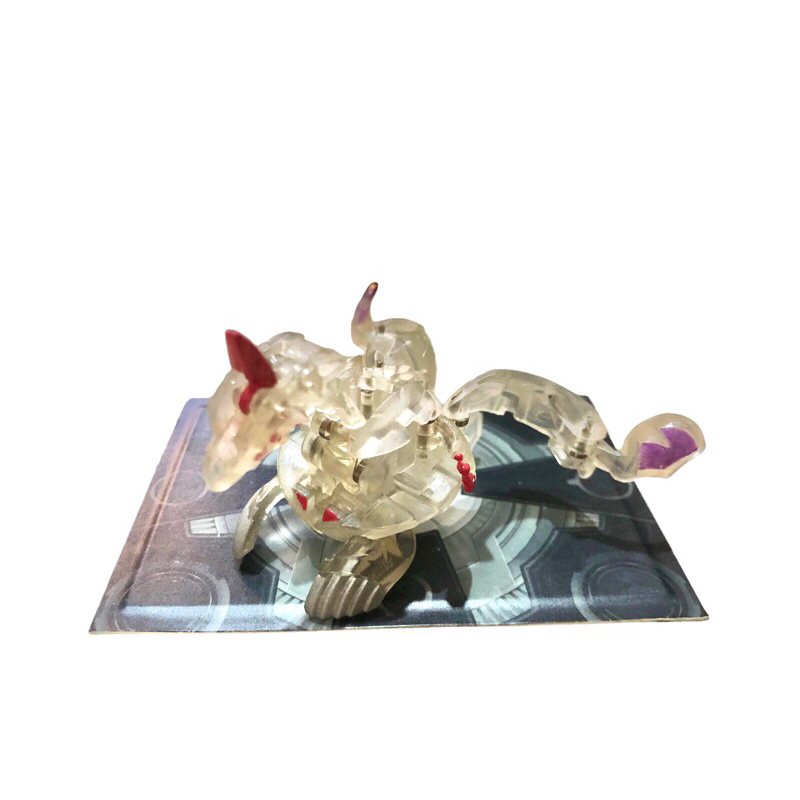 Bakugan BakuCrystal Clear VIPER HELIOS SpinMaster Sega Toys Rare #บาคุกัน