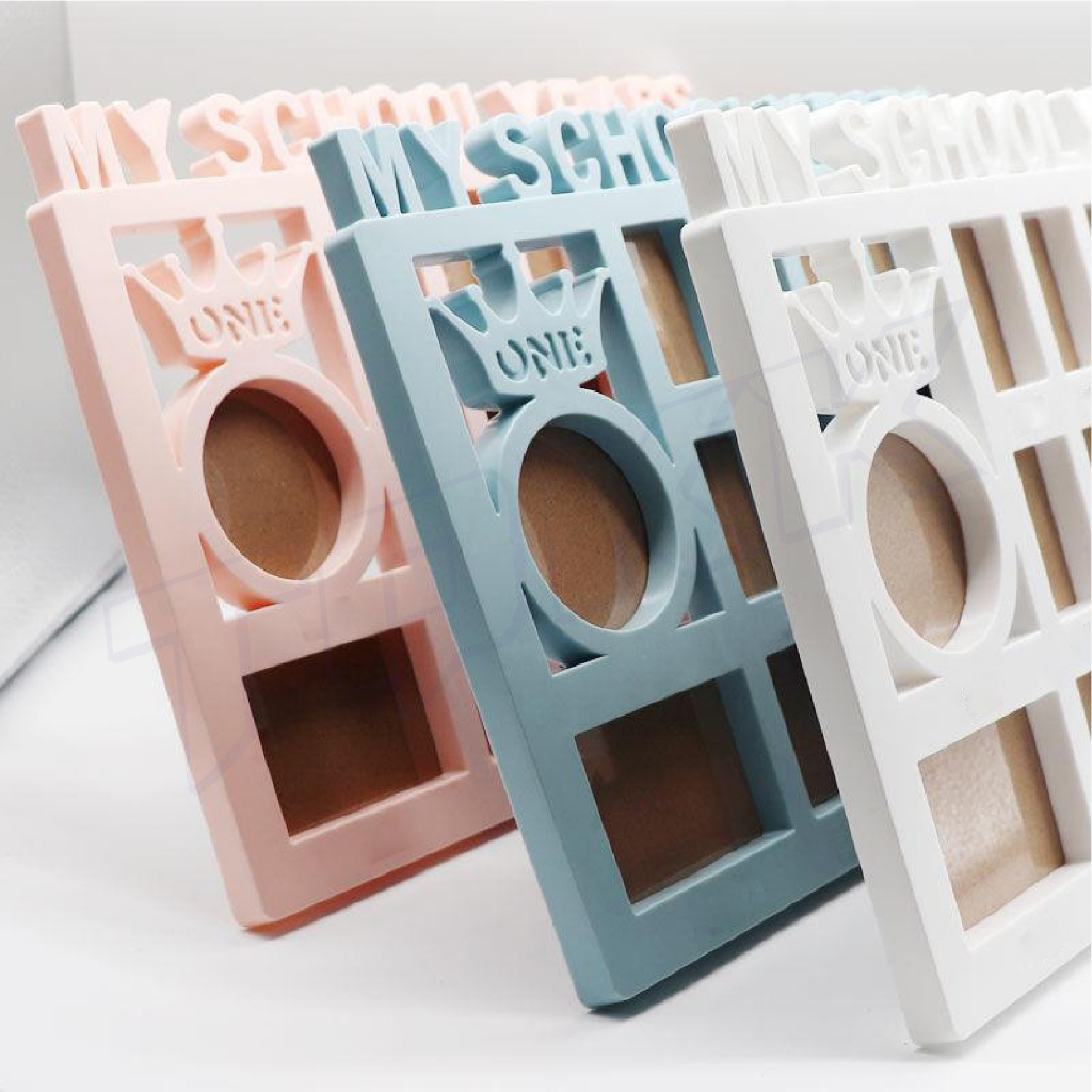 พร้อมส่งในไทย กรอบรูป สําหรับเด็ก ทารก ช่องอายุ 0-12 เดือน กรอบรูป พลาสติก 