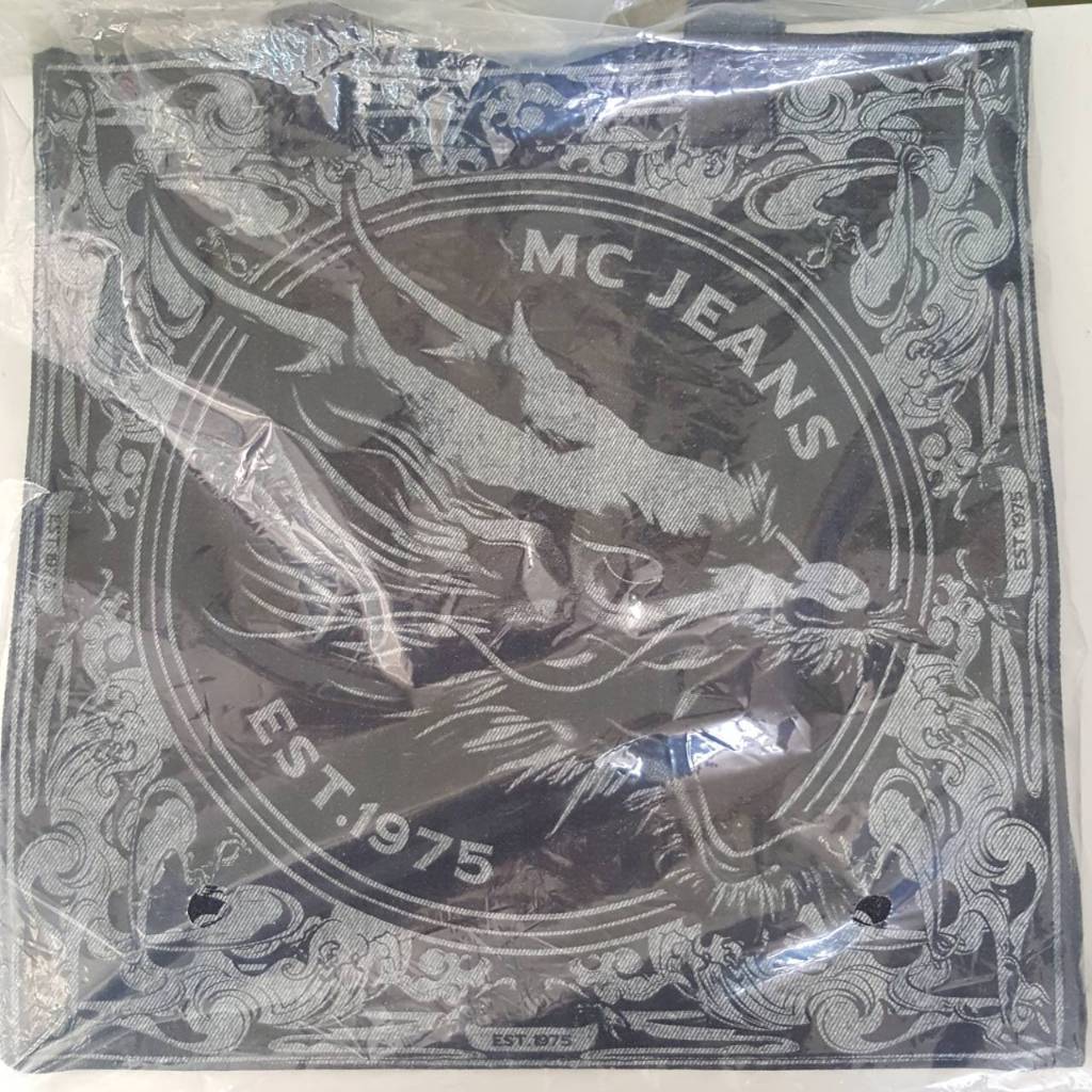 Mc Jeans กระเป๋ายีนส์สะพาย Tote Bag ลายมังกร ของแท้ 100%