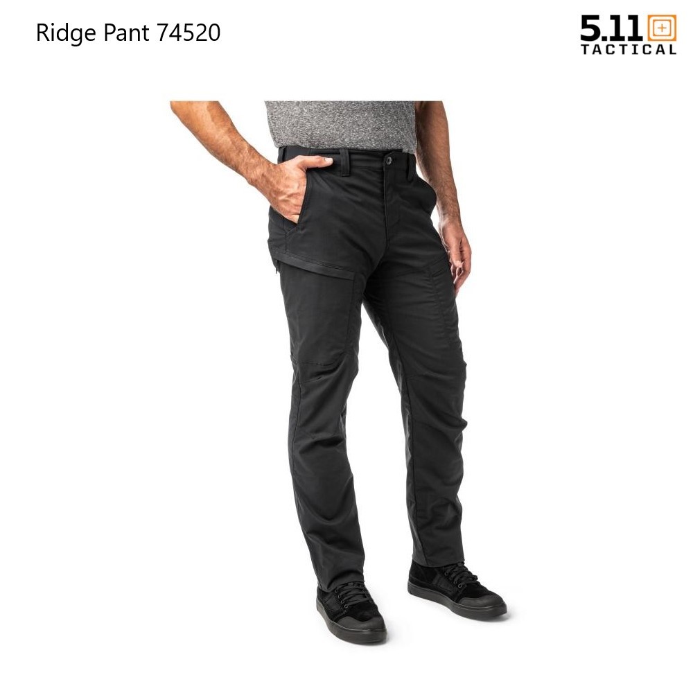5.11 Tactical Ridge Pant 74520 กางเกงขายาวแทคติคอล 8 กระเป๋าพร้อมกระเป๋าซ่อน ผ้ายืดหยุ่น ระบายอากาศด