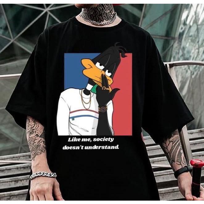 เสื้อยืดCotton100% สกรีนแบบดิจิตอล สีสด เนื้อผ้าหนานุ่ม เกรดพรีเมี่ยม A627-แขนสั้น