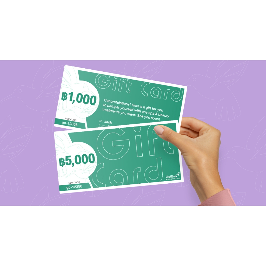 [E-voucher]GoWabi Gift Card-บัตรกำนัล - ฿4,000(60 min)