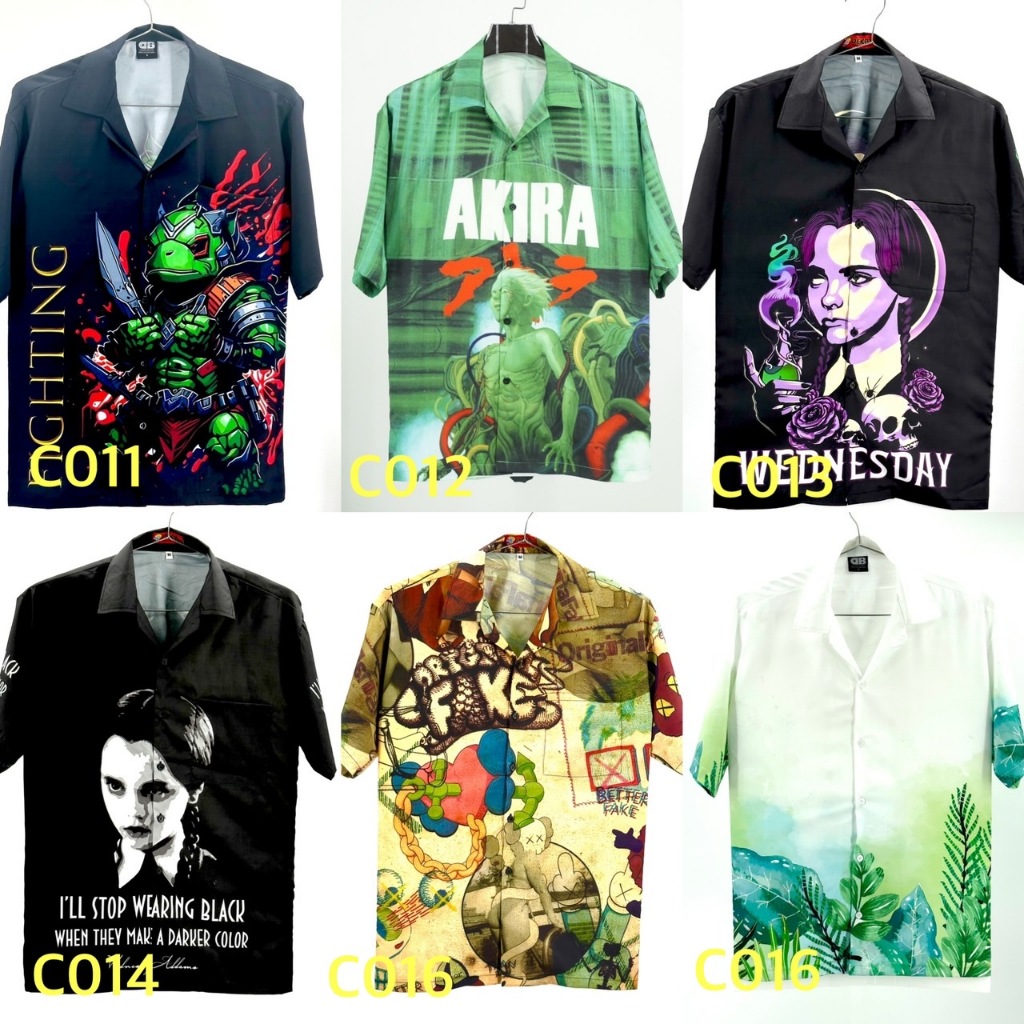 เสื้อเชิ้ตฮาวาย โอเวอร์ไซซ์