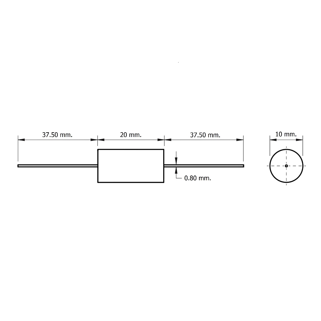C 680nF 0.68uF 250V Capacitor คาปาซิเตอร์ Polypropylene ยี่ห้อ Topmay