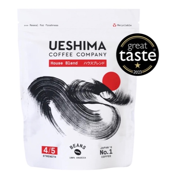 Ueshima House Blend Coffee Beans 250g เมล็ดกาแฟ สัญญชาติญี่ปุ่น บริษัท UCC วันหมดอายุ 12เมษายน2568
