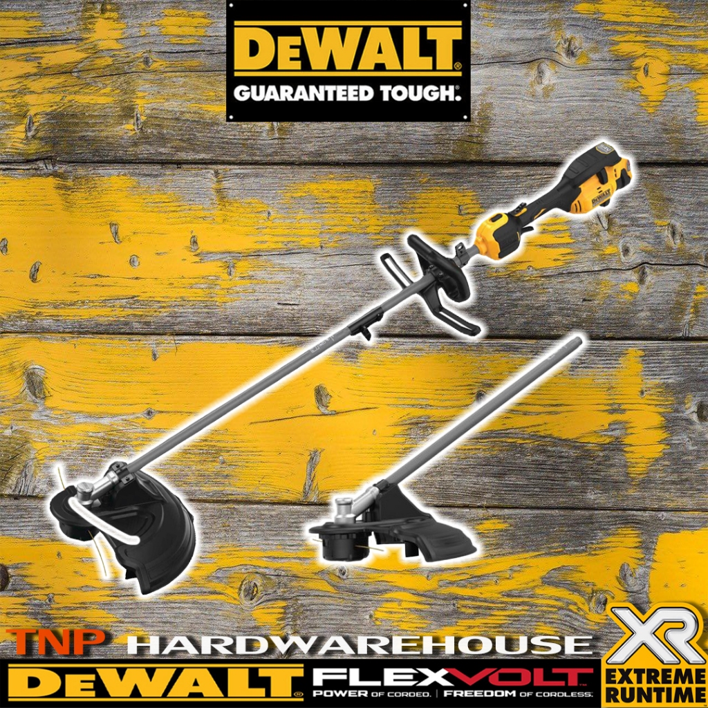 DEWALT เครื่องตัดหญ้าไร้สาย 54V(60V) รุ่นมอเตอร์ท้าย DCMAS5713N-XJ+หัวตัดตลับเอ็นDCMASST1N-XJ