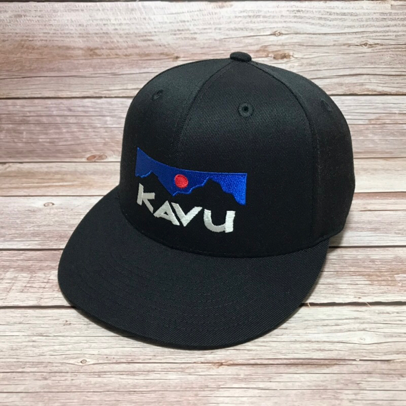 หมวก Kavu The KFH Flexfit 210 Fitted Hat Black