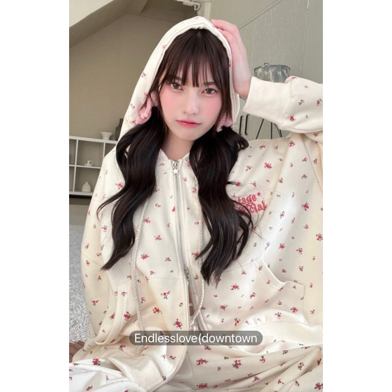 ใส่โค้ด vdo ลด 30% cardigan hood downtown cintage