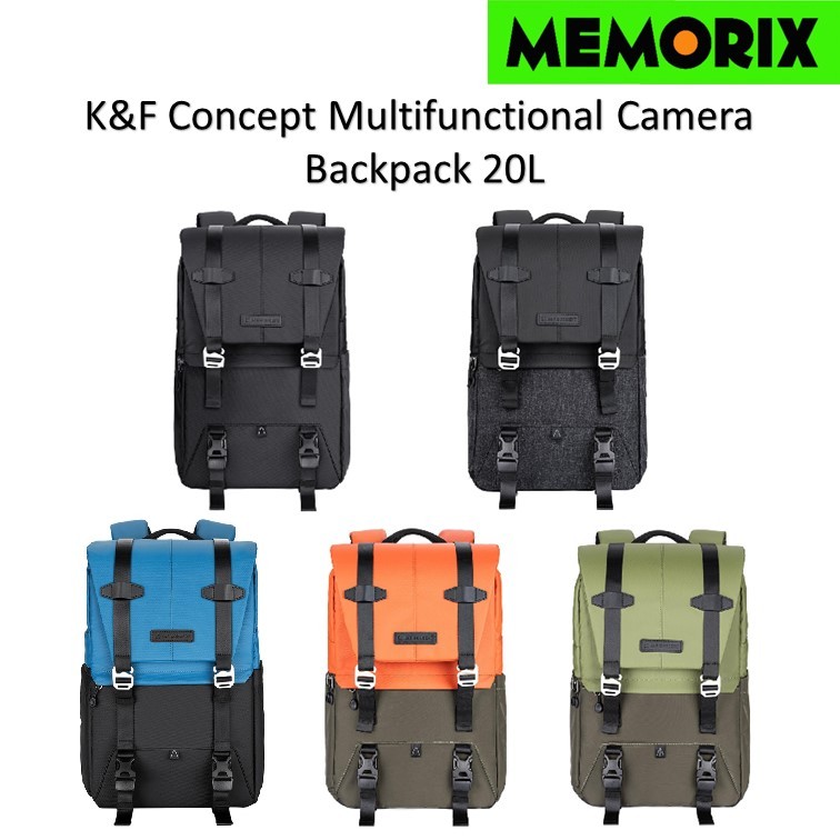 K&amp;F Concept (K&amp;F13.087 AV) Beta Backpack 20L Backpack, with Rain Cover for 15.6 Inch Laptop, DSLR Cameras