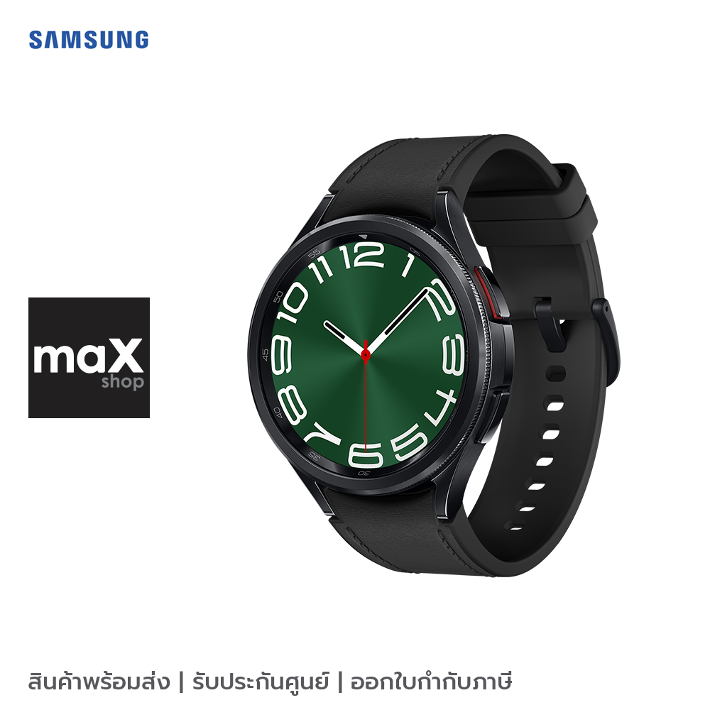 Samsung สมาร์ทวอทช์ Galaxy Watch6 Classic (Bluetooth, 47mm) สีดำ รุ่น SM-R960NZKAASA