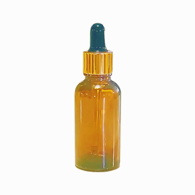 ขวดแก้ว ดรอปเปอร์สีชาใส 30 ml ขวดบีบหยด บรรจุเซรั่ม ของเหลว น้ำยา น้ำหอม น้ำมันหอมระเหย อโรม่า สารสกัด
