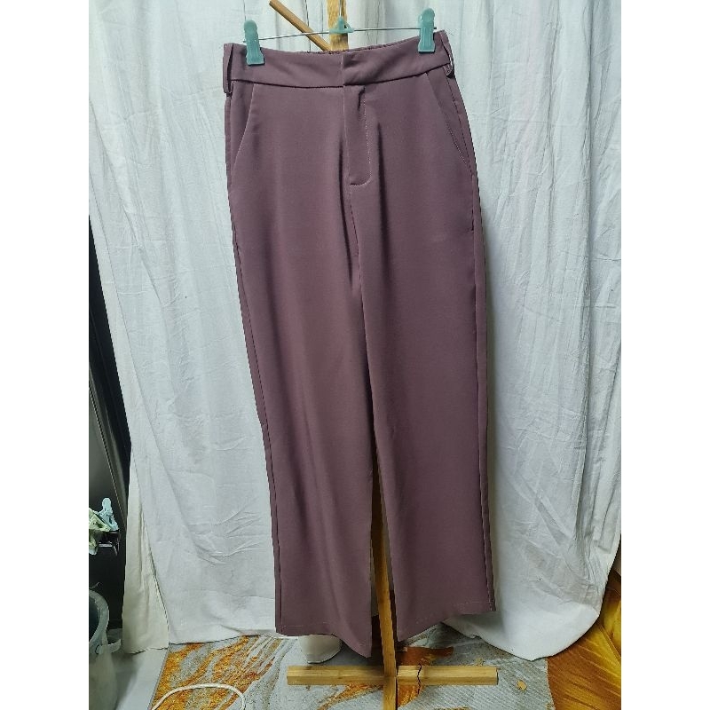 กางเกงขายาว grl มือสอง size s #b156