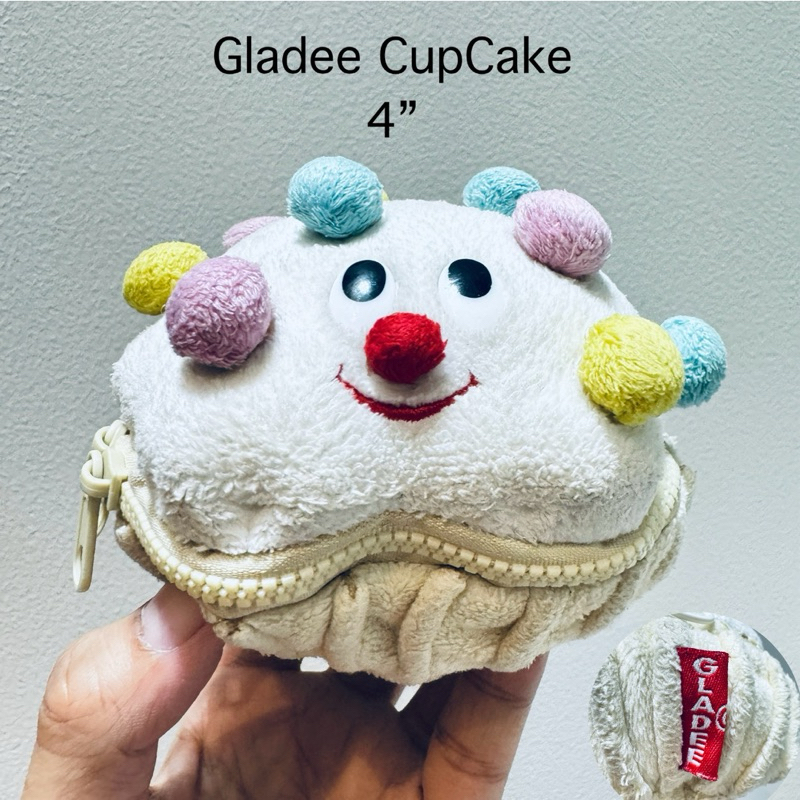 #กระเป๋าซิป #คัฟเค้ก #Cup Cake #container #ขนาด4”x4” #Gladly #Gladee #หายาก #สภาพสมบูรณ์ #ลิขสิทธิ์แ