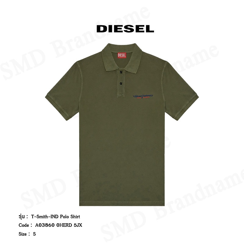 Diesel เสื้อโปโลชาย รุ่น T-Smith-Ind Polo Shirt Code: A03860 0HERD 5JX