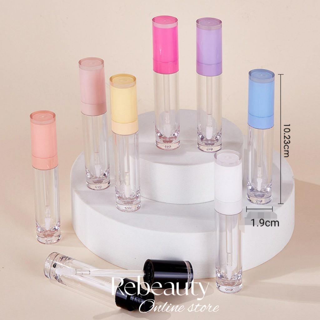 (พร้อมส่ง)รหัสLT018 ลิปจิ้มจุ่มขนาด 8ml หลอดลิปเปล่า สีใส