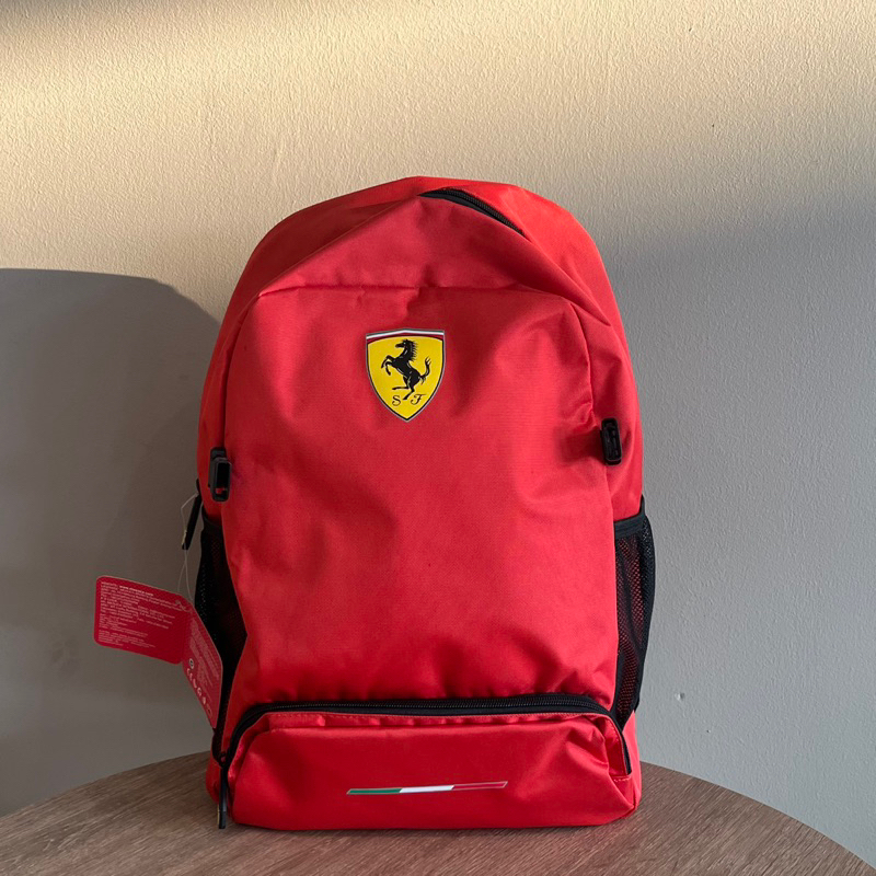 กระเป๋าเป้เฟอร์รารี่ Ferrari พรีเมี่ยมเชลล์ shell v power