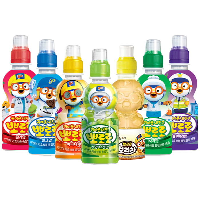 📌 Sale!! [ของแท้] 뽀로로어린이음료 Paldo Pororo Drink (เครื่องดื่มกลิ่นผลไม้) 235ml 📌