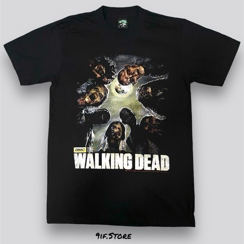 เสื้อยืดลายล้อมจันทร์ (ป้ายEasyRider/ SpringFord)ผ้าคอตตอน100