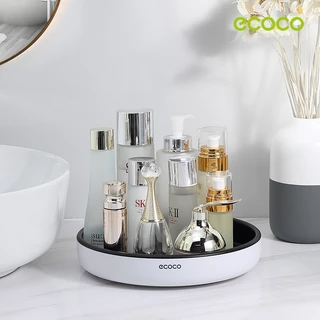 [พร้อมส่ง]Ecoco 360° ถาดพลาสติก ขนาดใหญ่ หมุนได้ ถาดใส่เครื่องปรุง ถาดใส่เครื่องสำอาง E2021/E2022