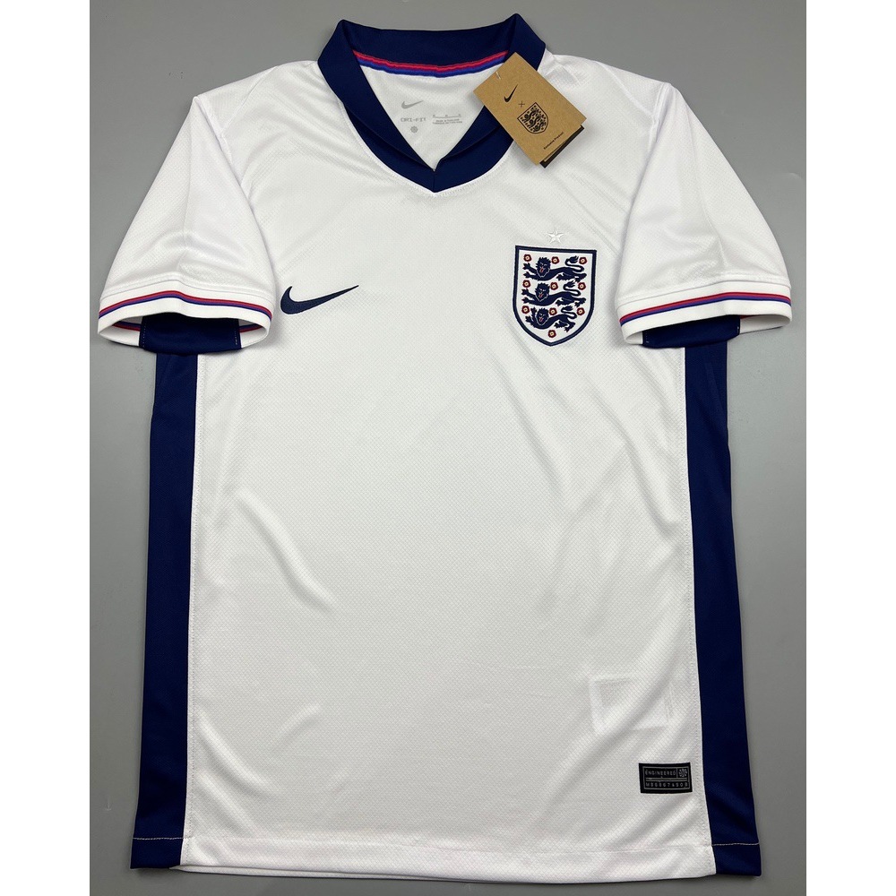 เสื้อบอล แฟนบอล ทีมชาติ อังกฤษ เหย้า สีขาว ยูโร 2024 England Home Euro 2024 สินค้าอยู่ไทย