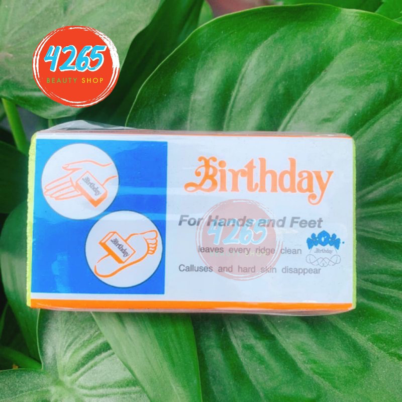 🇹🇭โฟมขัดเท้า เบิร์ดเดย์  #ขูดส้นเท้าแตก #ส้นเท้านุ่ม