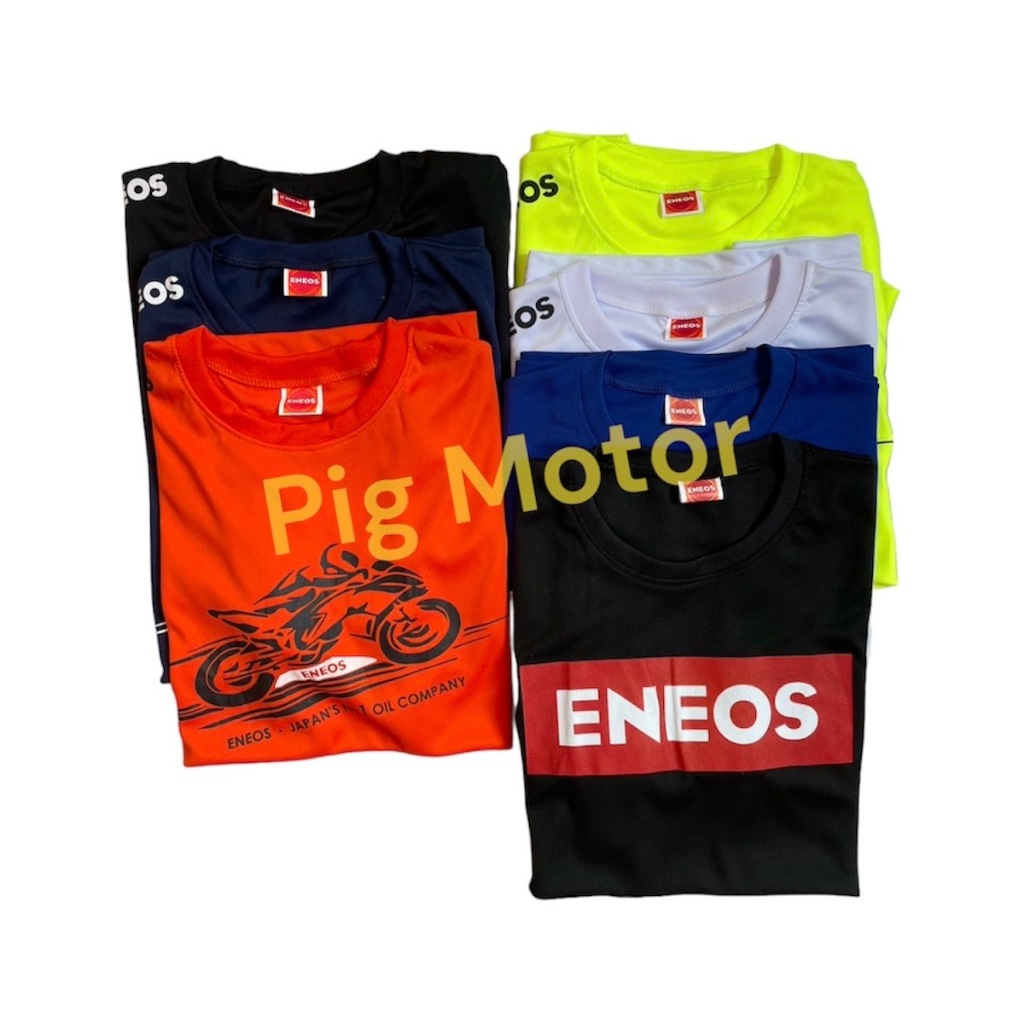 เสื้อ ENEOS เสื้อแขนสั้น เสื้อยืด ใส่สบาย ระบายความร้อน คอกลม