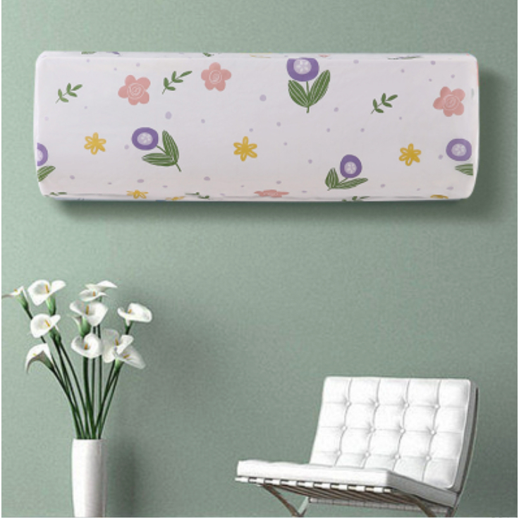มี 3 ขนาด พลาสติกคลุมแอร์ ผ้าหุ้มเครื่องปรับอากาศ Air Conditioner Cover Plastic PEVA