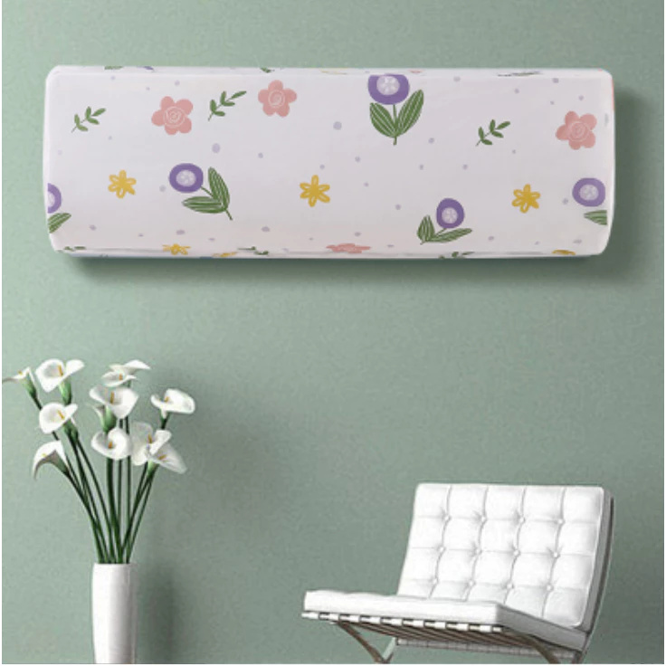 มี 3 ขนาด พลาสติกคลุมแอร์ ผ้าหุ้มเครื่องปรับอากาศ Air Conditioner Cover Plastic PEVA
