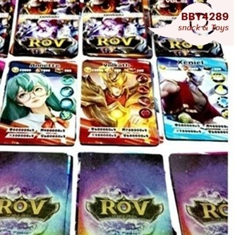 150 ใบ การ์ดเกม การ์ด ROV  กระดาษธรรมดา  คละแบบมีซ้ำกันคะ BBY4289