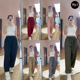 กางเกงสีเรียบขาจั้ม รุ่น Classic ผ้าไหมญี่ปุ่นนุ่มสบายไม่ต้อ…