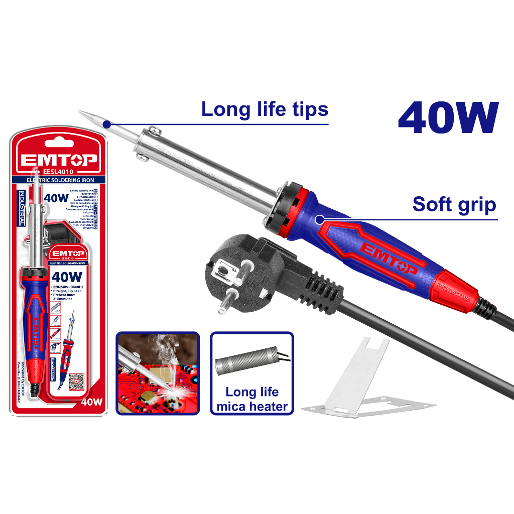 EMTOP หัวแร้ง บัดกรี 40 วัตต์ รุ่น EESL4010