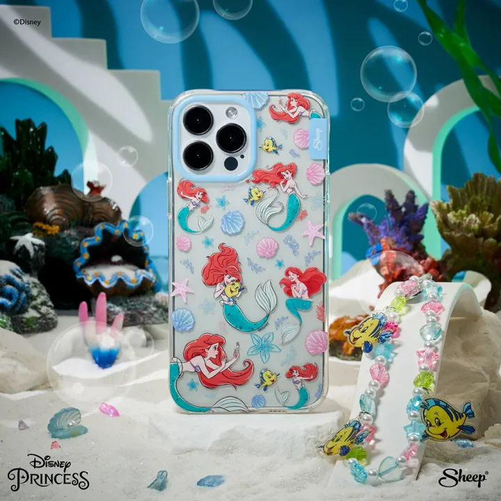 [The Little Mermaid Limited Collection ] เคส iphone 14 Pro AppleSheep Disney Princess