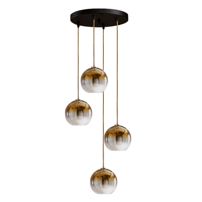 475-SET4-C3020 Decorative Chandelier 4X E27 220V Dia W610xH1900 MM.