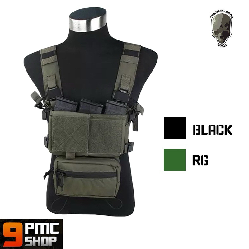 TMC Tactical Chest rig เชสริค สายโยงบ่า เวสเกาะอกแทคติคอล สำหรับกีฬาแอร์ซอฟ