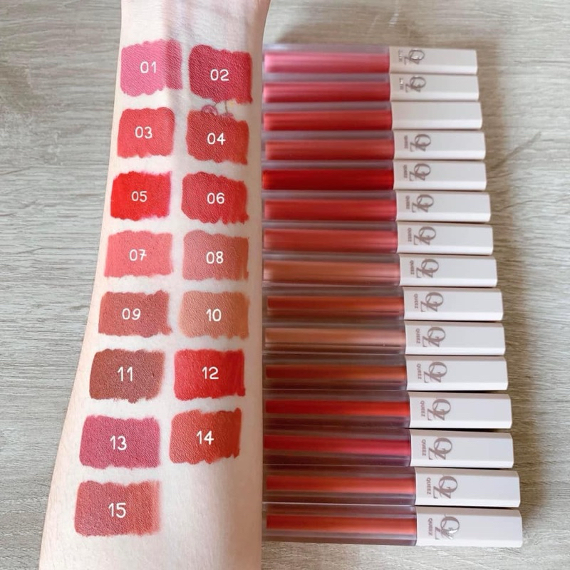 ♡  QUEEZ Liquid matte Lip Color (ควีซ ลิควิดแมทท์ ลิปคัลเลอร์)