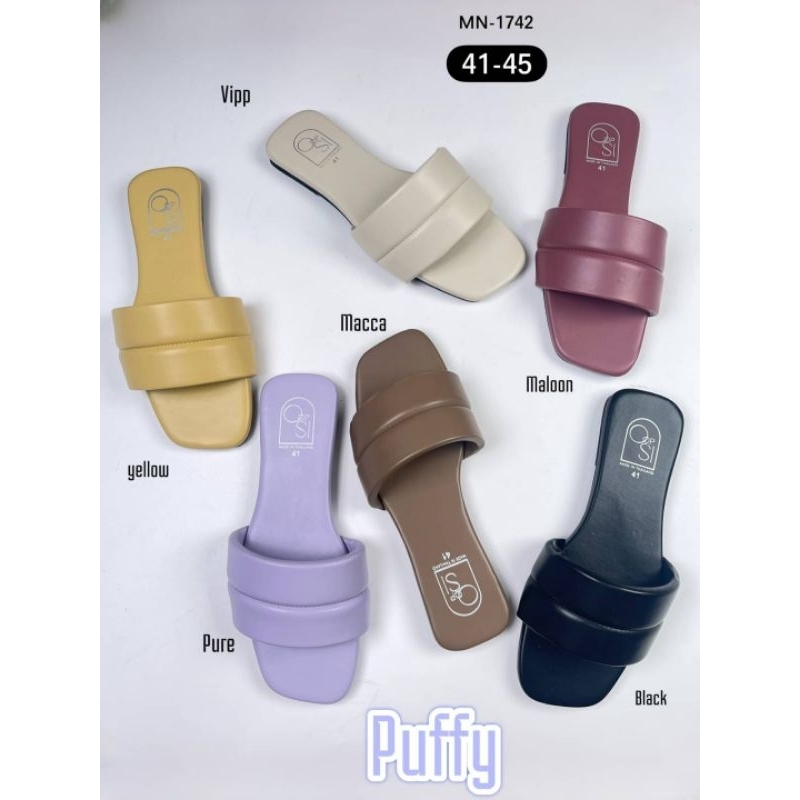 รองเท้าแตะ ไซส์ใหญ่ 41-45 แบบพองพัฟฟี่ – SHER