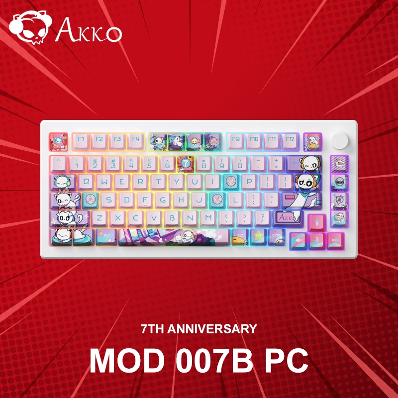 คีย์บอร์ด Akko 7th Anniversary MOD007B PC (ภาษาอังกฤษ) ประกันศูนย์ 1 ปี