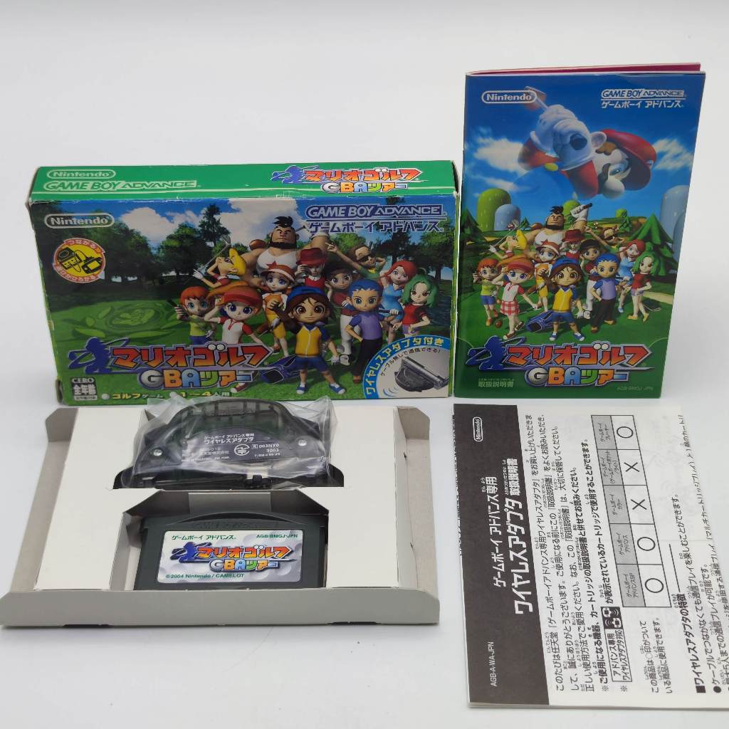Mario Golf GBA Tour [GBA] ตลับแท้ Game Boy Advance มีตัวต่อ GBA GC ในกล่อง
